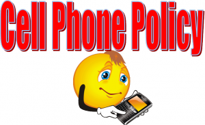 Image result for cell phone policy images