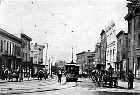 Looking West on Main Street from Getty Square, c. 1894