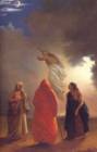 Scene from Macbeth, depicting the witches' conjuring of an apparition in Act IV, Scene I. Painting by William Rimmer