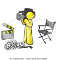 Description: http://images.clipartof.com/small/22537-Clipart-Illustration-Of-A-Yellow-Man-Filming-A-Movie-Scene-With-A-Video-Camera-In-A-Studio.jpg