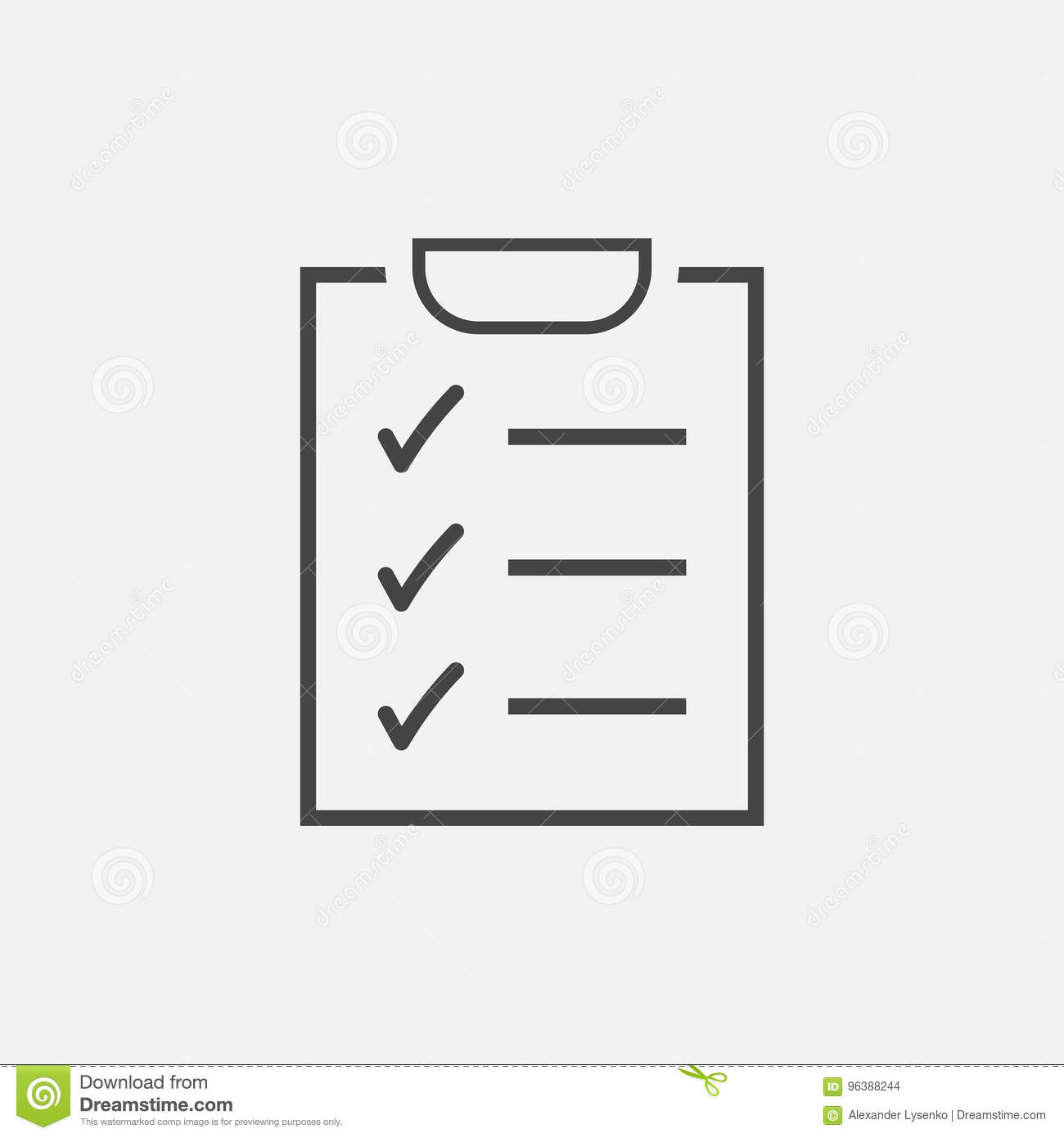 Image result for checklist drawn black and white