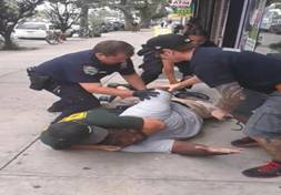 Eric Garner died while being arrested by police in Staten Island.
