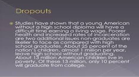 Image result for dropouts in america