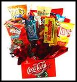 "Junk Food Bouquet by Personalized Gift Baskets" Coke-junk-food-Bouquet.jpg